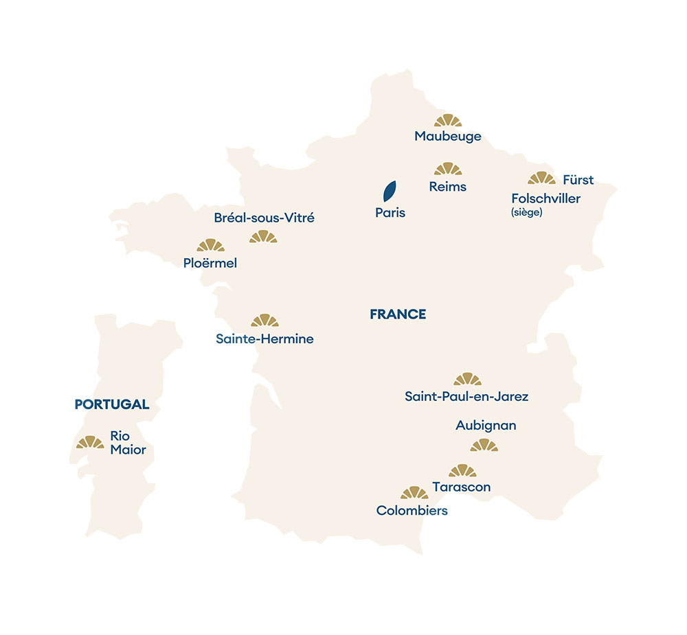 NEUHAUSER - CARTE SITES DE PRODUCTION